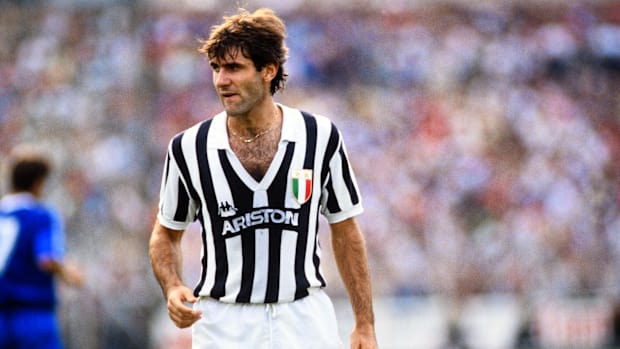 Massimo Briaschi for Juventus in 1984.