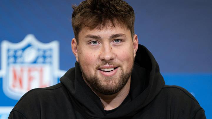 Carolina Panthers offensive tackle Monroe Freeling 