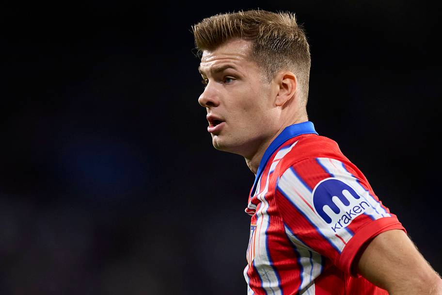 Alexander Sørloth looking out.