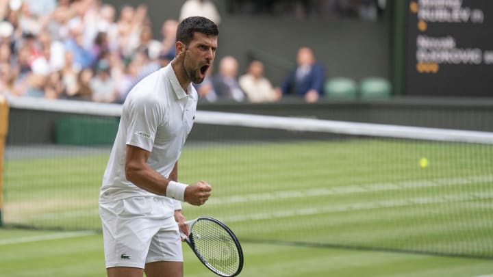 Novak Djokovic has yet to make a decision about Wimbledon.