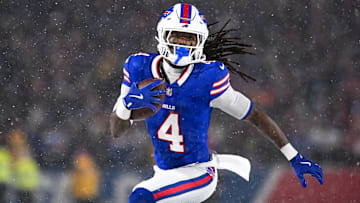 Buffalo Bills running back James Cook.