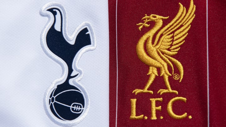 The Tottenham Hotpsur and Liverpool Club Badges The Tottenham Hotpsur and Liverpool Club Badges