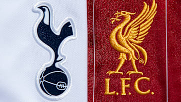 The Tottenham Hotpsur and Liverpool Club Badges