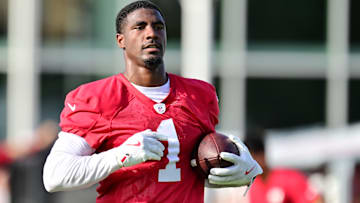 Tampa Bay Buccaneers running back Rachaad White left the team's preseason opener with a groin injury.