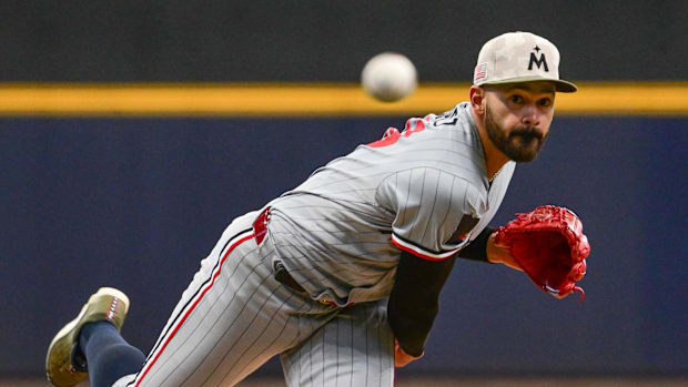 Minnesota Twins starting pitcher Pablo Lopez