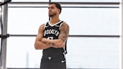Sep 23, 2025; Brooklyn, NY, USA;  Brooklyn Nets forward Michael Porter Jr. (17) at Media Day. Mandatory Credit: Wendell Cruz-Imagn Images