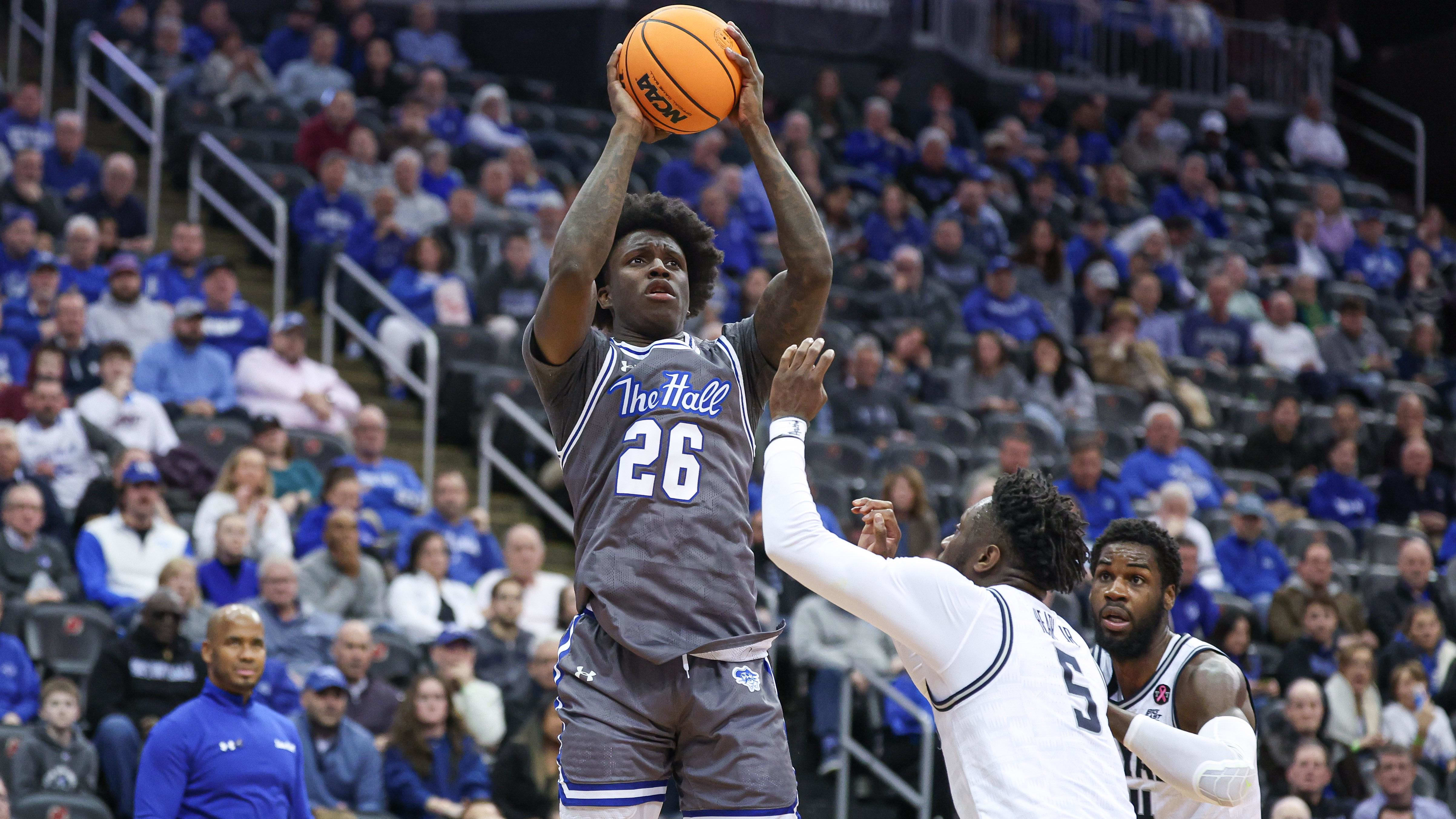 Seton Hall Pirates guard Kadary Richmond shoots the ball