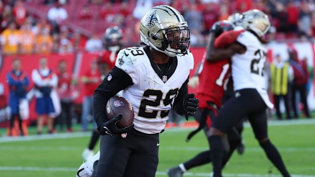 New Orleans Saints cornerback Paulson Adebo