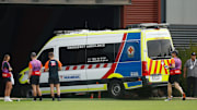 Le joueur a été évacué par ambulance