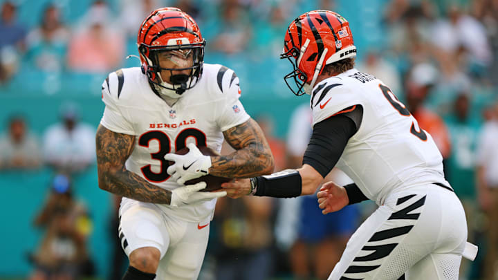 Chase Brown and Joe Burrow helped the Bengals to a 45–21 win over the Dolphins.