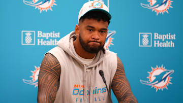 Dolphins Quarterback Tua Tagovailoa Addresses the Media