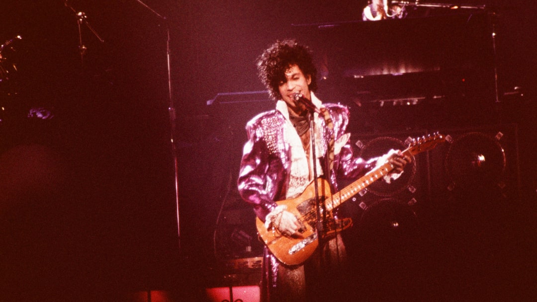 Prince Playing The Guitar