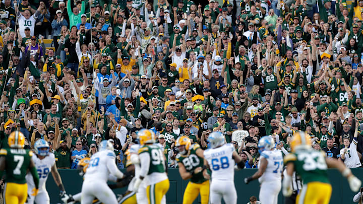 Lambeau Field is known for having a stadium filled of passionate and loud Packers fans. Lambeau Field is known for having a stadium filled of passionate and loud Packers fans.