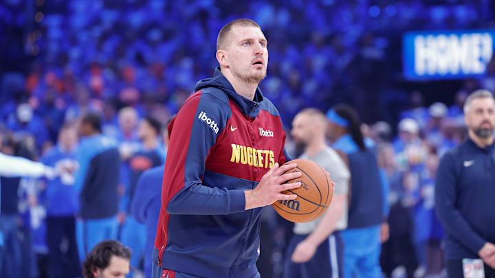 Denver Nuggets center Nikola Jokic is the favorite to win the NBA MVP. 