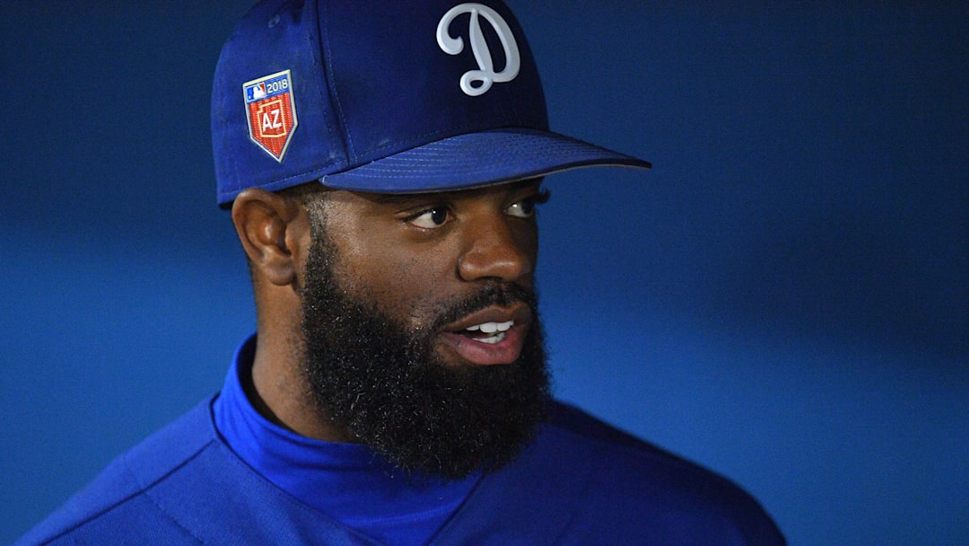 Los Angeles Dodgers left fielder Andrew Toles.