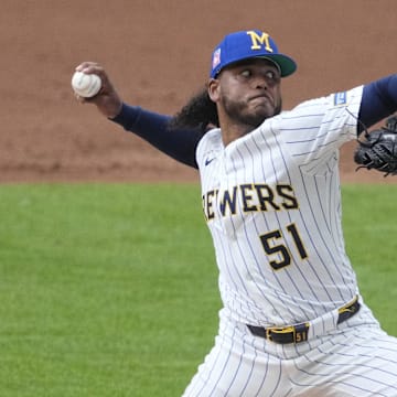 Milwaukee Brewers pitcher Freddy Peralta is a great prop target on Tuesday night.