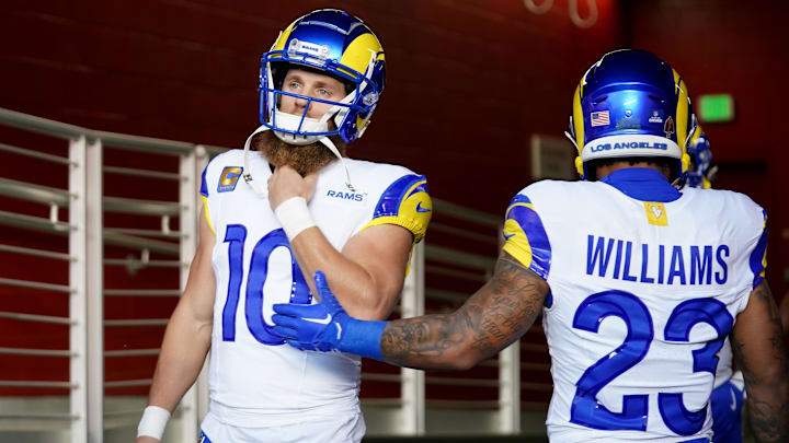 Los Angeles Rams wide receiver Cooper Kupp. Los Angeles Rams wide receiver Cooper Kupp.