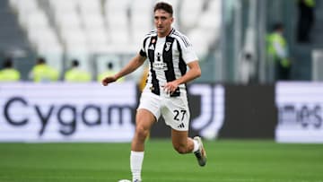 Andrea Cambiaso of Juventus FC in action during the Serie A...