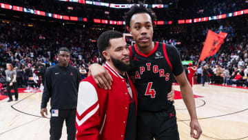 Fred VanVleet, Houston Rockets and Scottie Barnes, Toronto Raptors