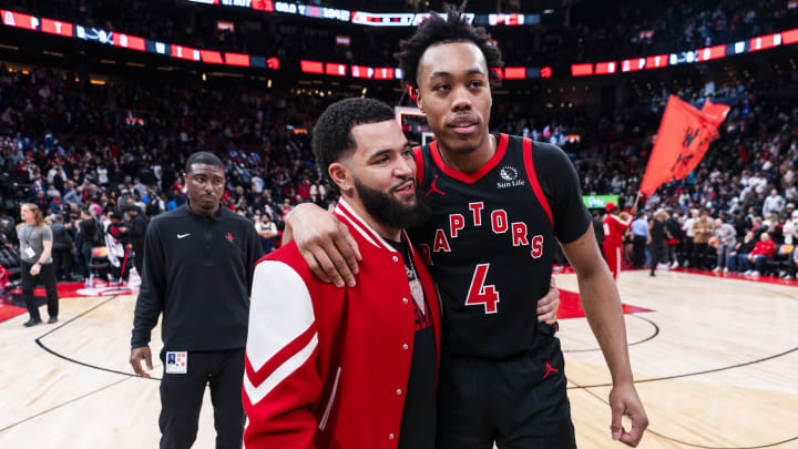 Fred VanVleet, Houston Rockets and Scottie Barnes, Toronto Raptors