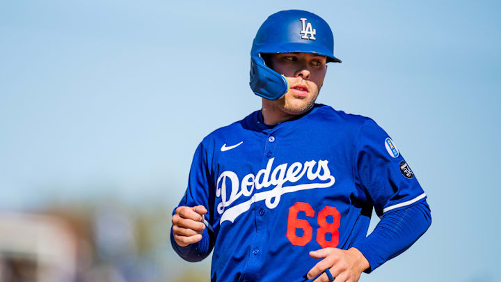 Los Angeles Dodgers prospect Dalton Rushing.