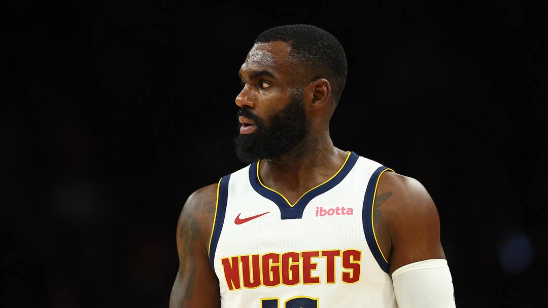 Mar 24, 2026; Phoenix, Arizona, USA; Denver Nuggets guard Tim Hardaway Jr. (10) against the Phoenix Suns at Mortgage Matchup Center.