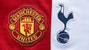 The Manchester United and Tottenham Hotspur Club Badges