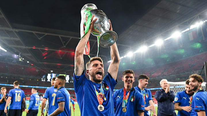 Domenico Berardi won the Euro 2020 but has yet to play in the Champions League