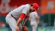 Jul 23, 2025; Denver, Colorado, USA; St. Louis Cardinals third baseman Nolan Arenado (28) in the eighth inning against the Colorado Rockies at Coors Field. Mandatory Credit: Isaiah J. Downing-Imagn Images