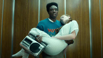 STRANGER THINGS: SEASON 5. (L to R) Caleb McLaughlin as Lucas Sinclair and Sadie Sink as Max Mayfield in Stranger Things: Season 5. Cr. COURTESY OF NETFLIX © 2025