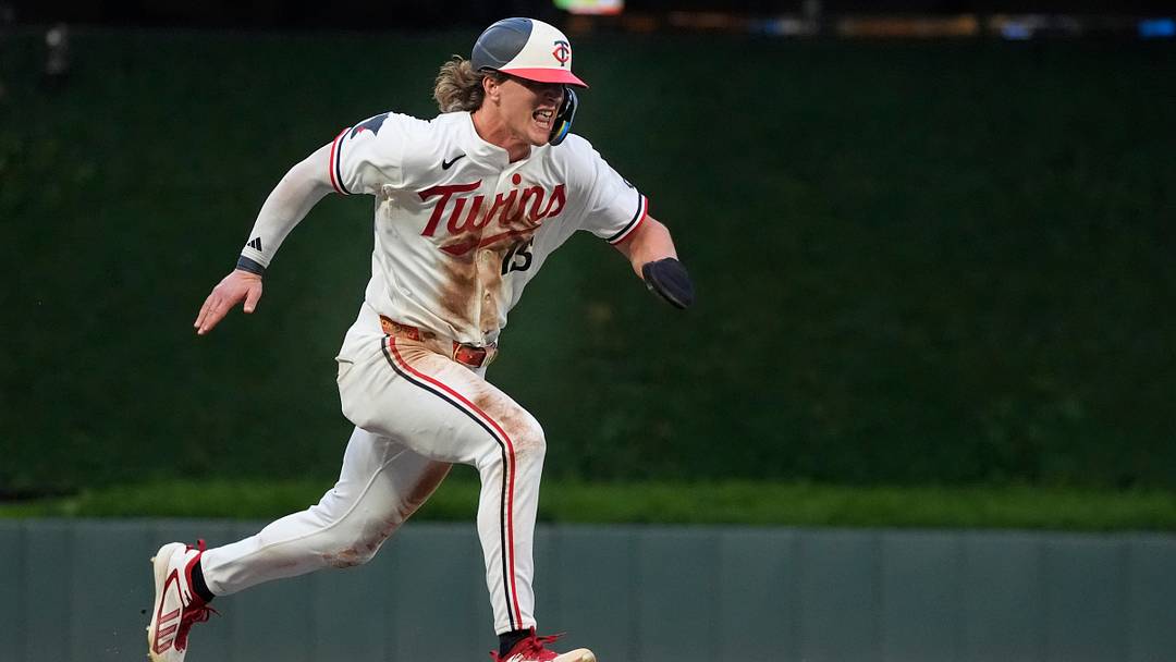 Minnesota Twins second baseman Luke Keaschall  Credit: Bruce Kluckhohn-Imagn Images