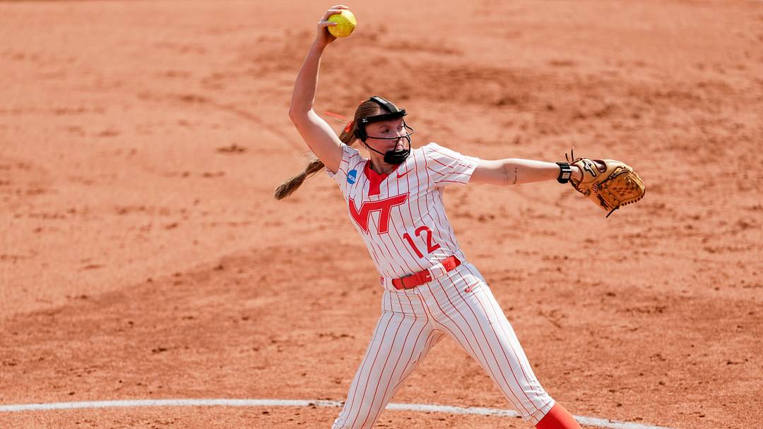 Bree Carrico fires from the circle in the 2026 Baton Rouge Regional.