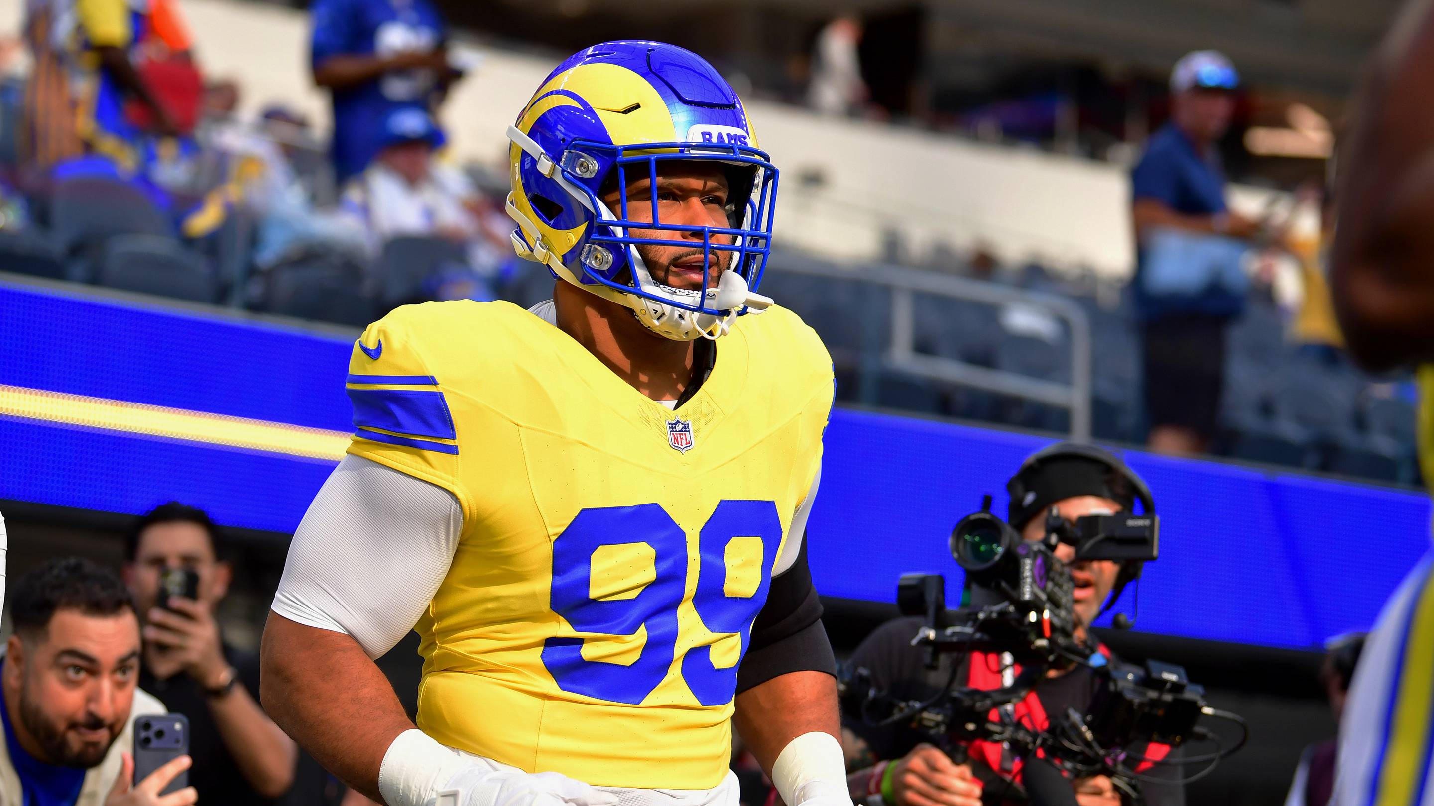 Rams Get Encouraging Aaron Donald Update Ahead of Week 5 vs. Bills