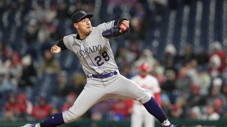 Colorado Rockies relief pitcher Robert Stephenson.