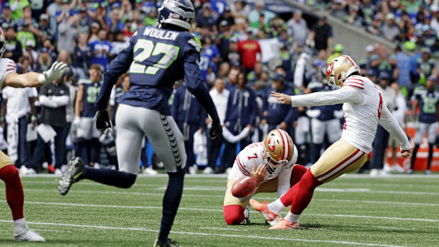 San Francisco 49ers kicker Jake Moody