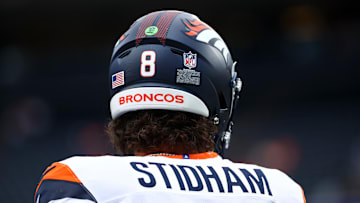 Jarrett Stidham at Green Bay Packers v Denver Broncos preseason game