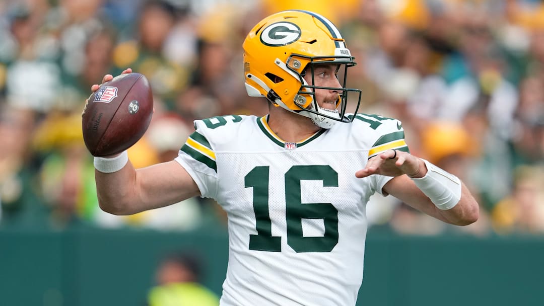 Former Penn State football quarterback Sean Clifford in the 2025 NFL Preseason for the Green Bay Packers