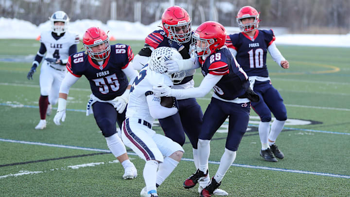 Chenango Forks defeated Chautauqua Lake/Westfield/Brocton, 34-7, in the New York State Class C football semifinals on Saturday at Cicero-North Syracuse High School.