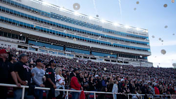 Texas Tech fans throw tortillas during kickoff against Kansas State, Saturday, Oct. 14, 2023, at Jones AT&T Stadium.