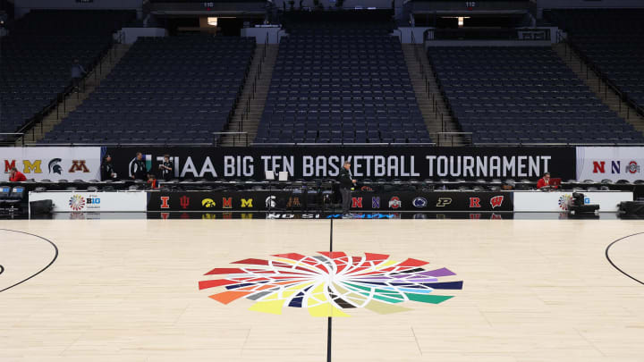 General view of the arena before a Big Ten Tournament game