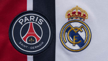The Paris Saint-Germain and Real Madrid Club Badges