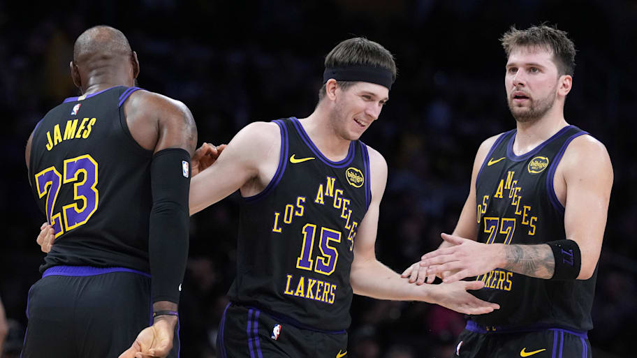 LeBron James, Austin Reaves, Luka Dončić, nba, los angeles laker