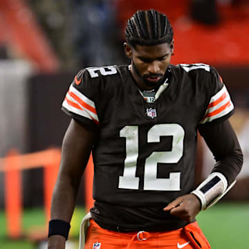 Cleveland Browns quarterback Shedeur Sanders completed just four of 16 passes in his NFL debut. 