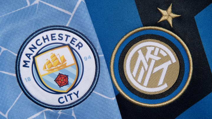 Manchester City and Inter Milan Club Badges