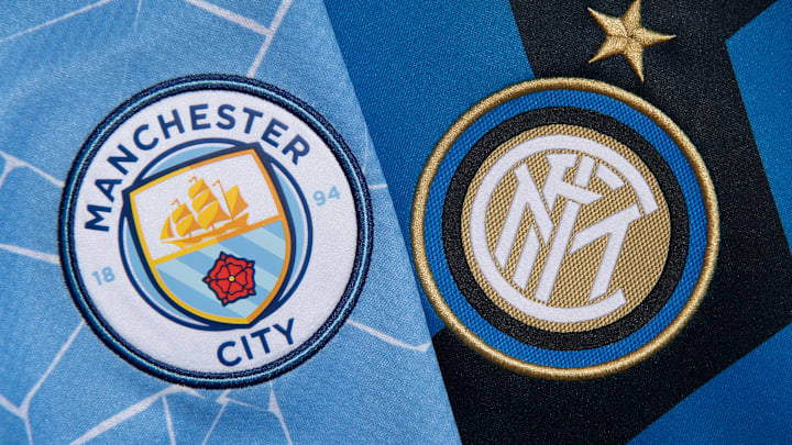 Manchester City and Inter Milan Club Badges