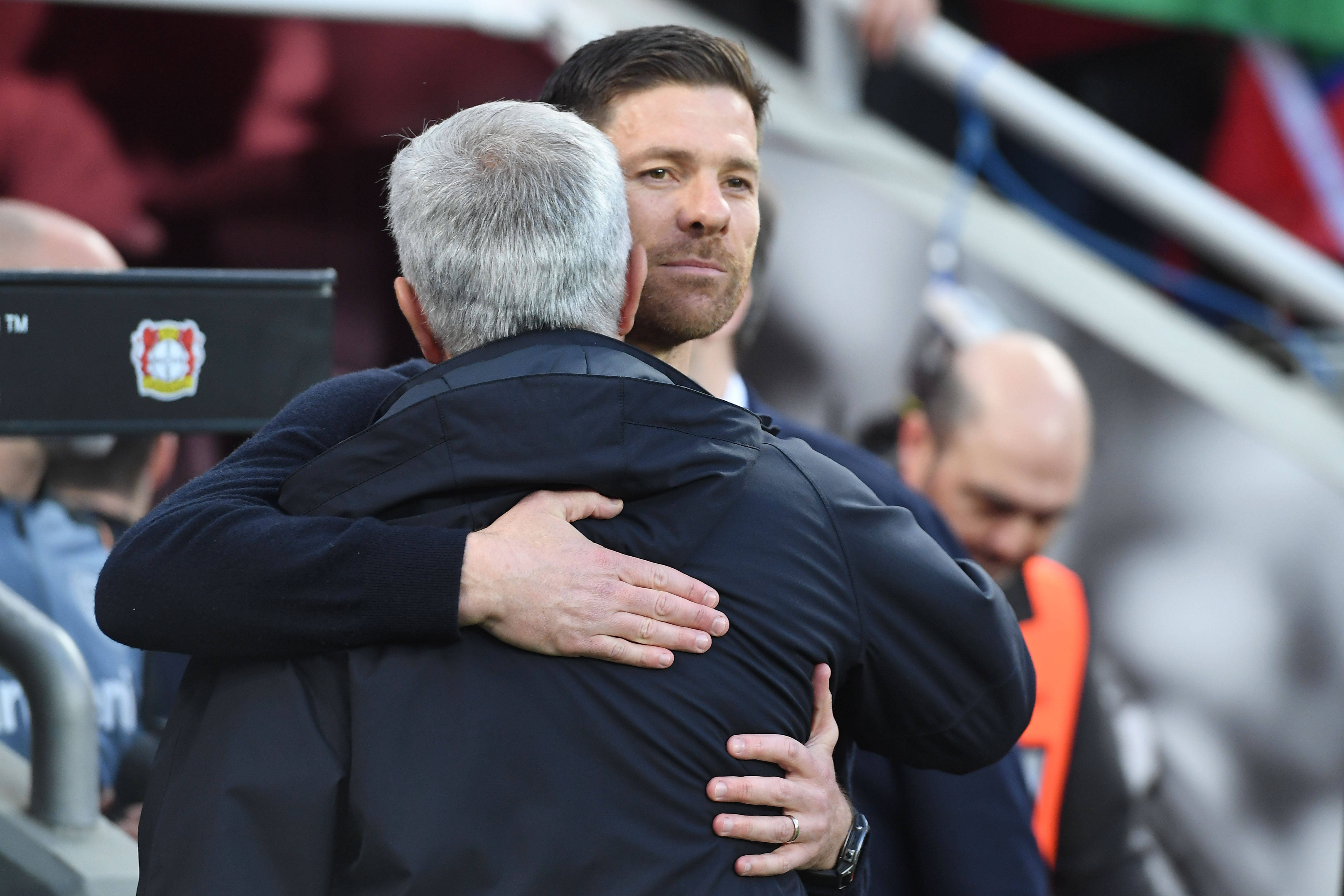 Xabi Alonso and Jose Mourinho Xabi Alonso and Jose Mourinho