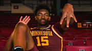 Chadrack Mpoyi on his official visit to Minnesota.