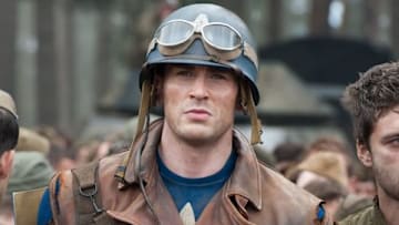 Chris Evans and Sebastian Stan in Captain America: The First Avenger (2011) 
