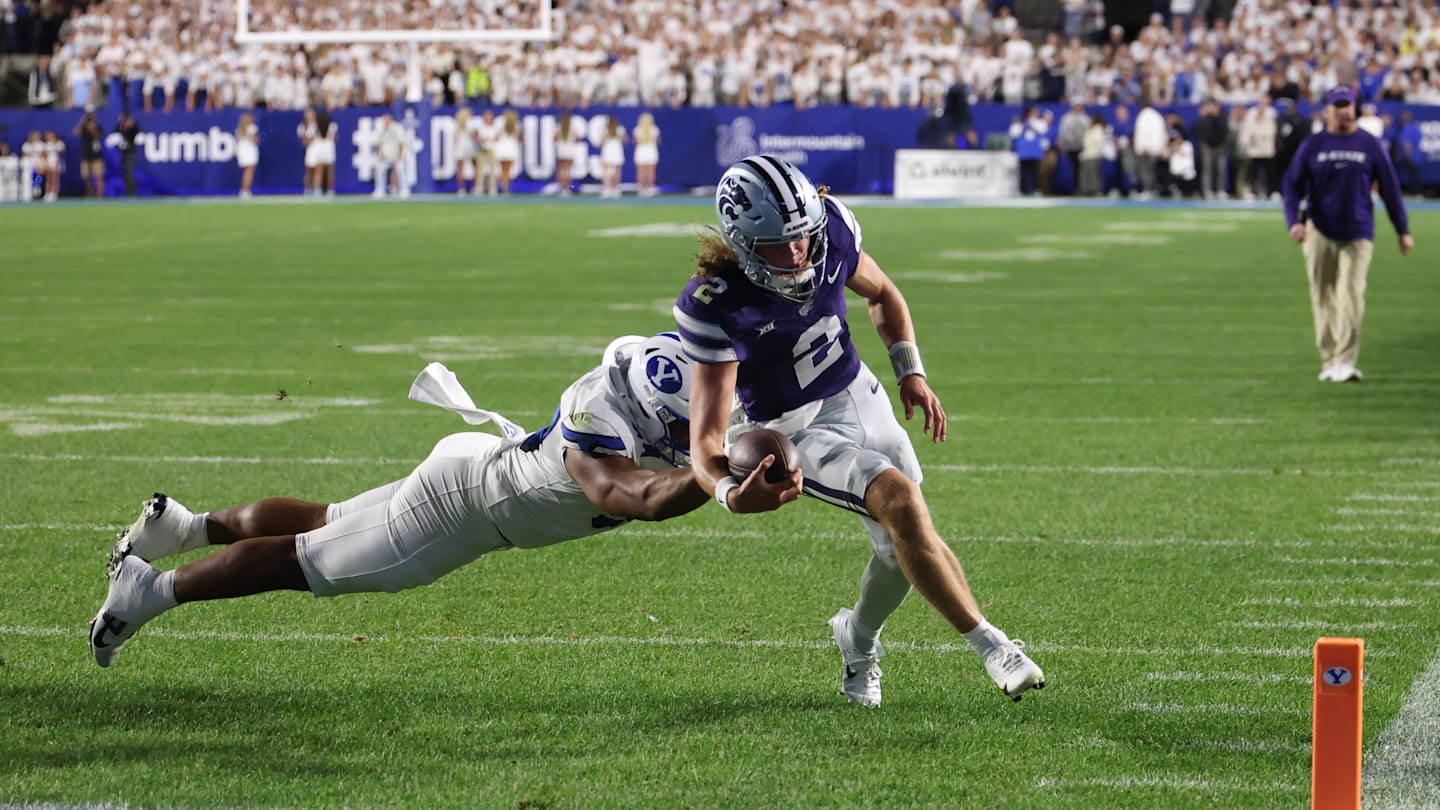 KState QB Avery Johnson Was Surprised and Impressed by BYU Football
