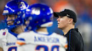 Boise State Broncos head coach Spencer Danielson. 